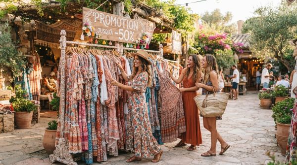 Découvrez les robes longues bohème en promotion jusqu'à -50%