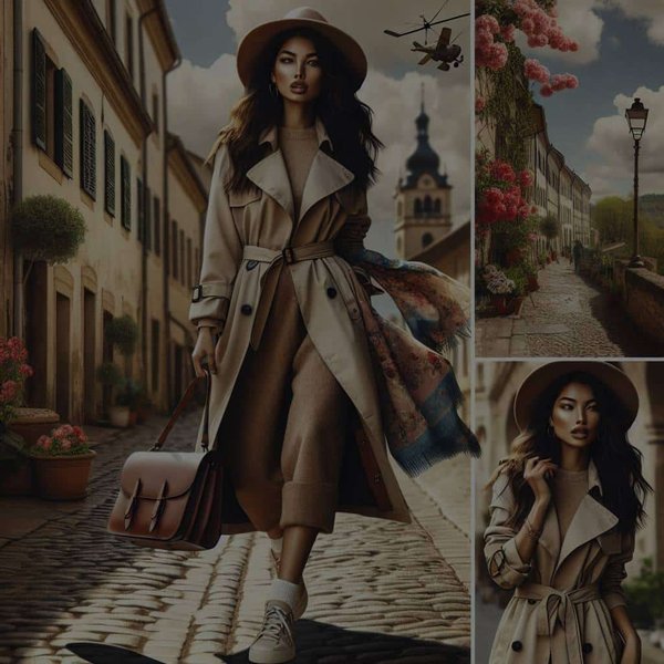 Quelle est la meilleure façon d'agencer un trench-coat avec des accessoires pour un climat printanier capricieux ?